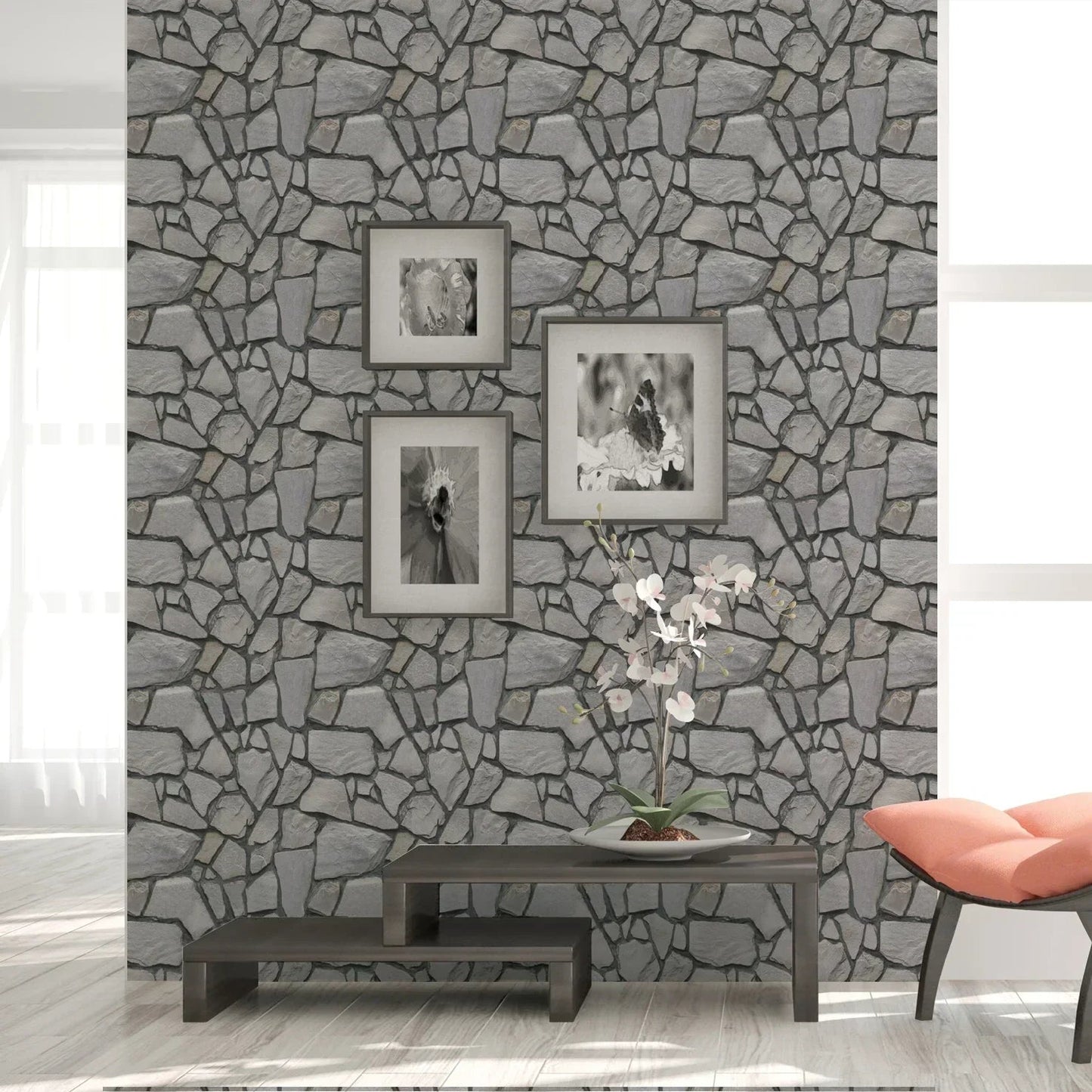 Terra Tape™ Adesivo da parete in pietra decorativa