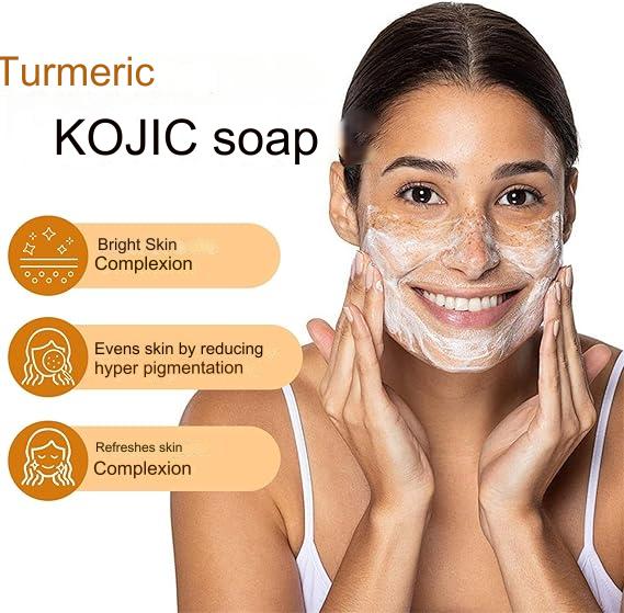 Turmeri Glow™ Sapone con acido cogico e curcuma