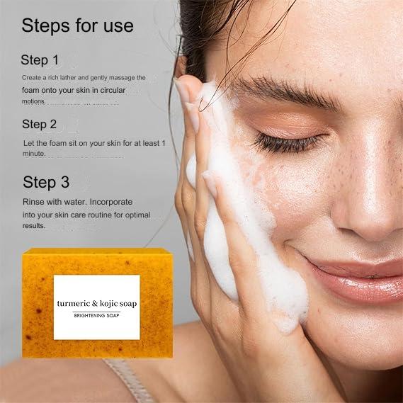 Turmeri Glow™ Sapone con acido cogico e curcuma