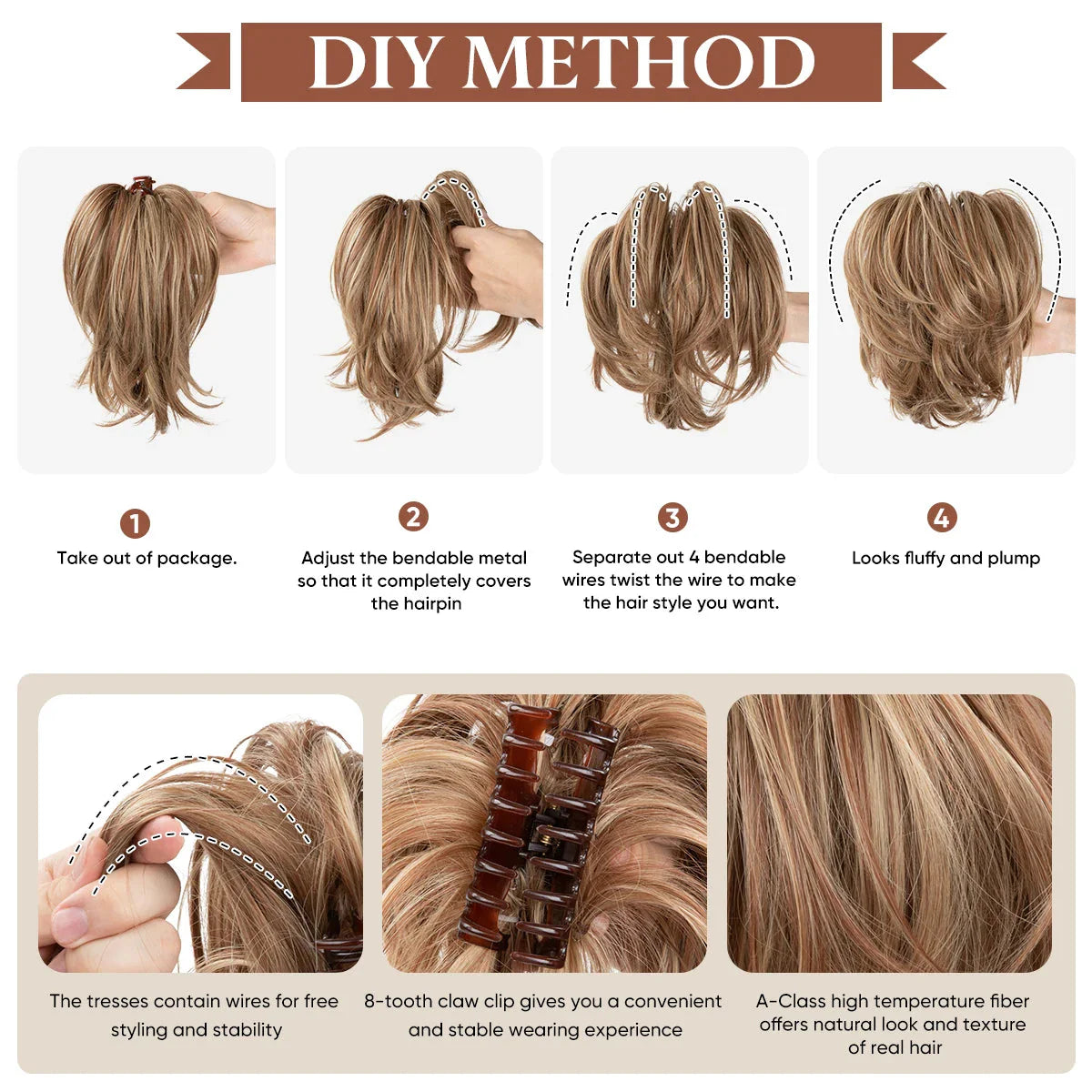 UpKnot™ Clip per capelli con fermaglio per capelli
