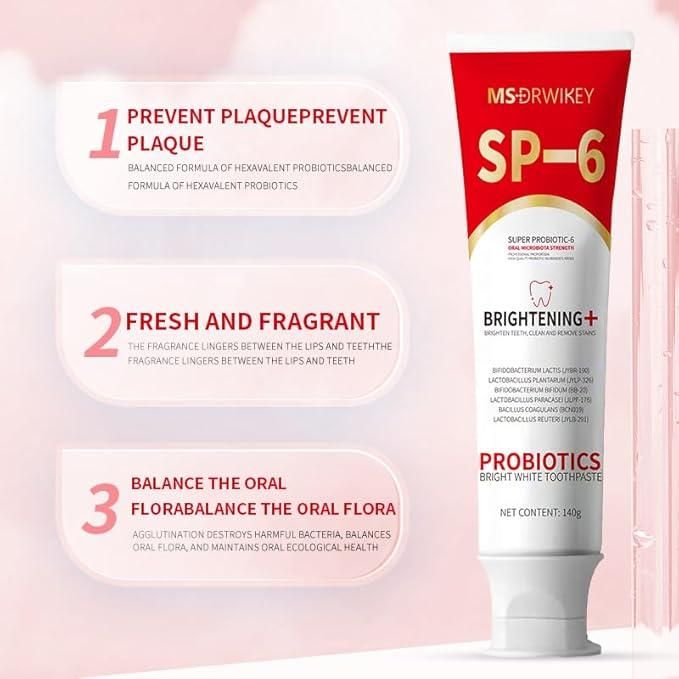 Vital Smile™ Super Probiotic-6 dentifricio con 6 probiotici