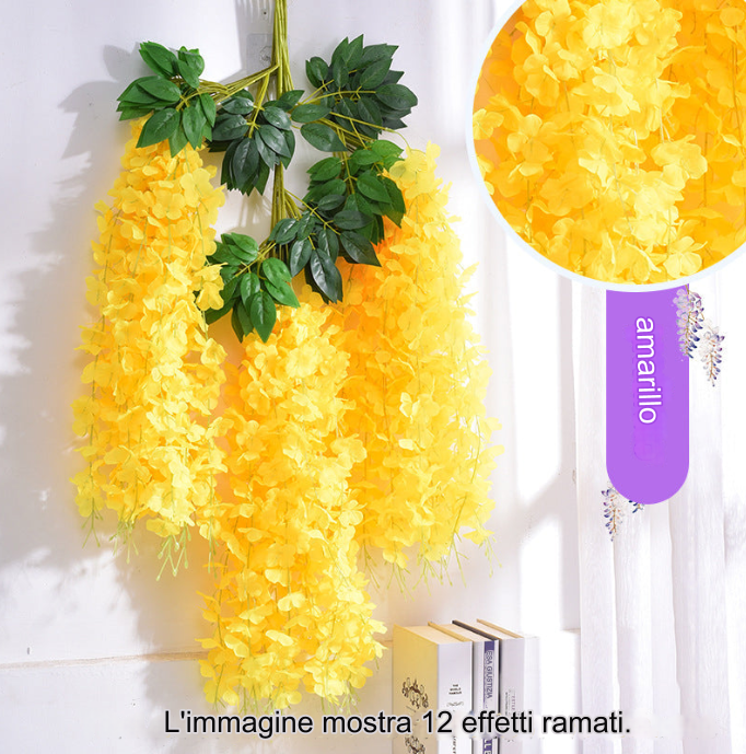 Wisteria™ Fiori artificiali di glicine 12 pezzi