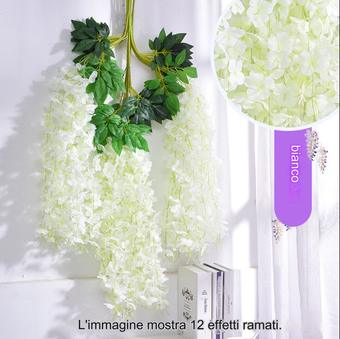 Wisteria™ Fiori artificiali di glicine 12 pezzi