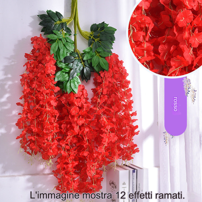 Wisteria™ Fiori artificiali di glicine 12 pezzi