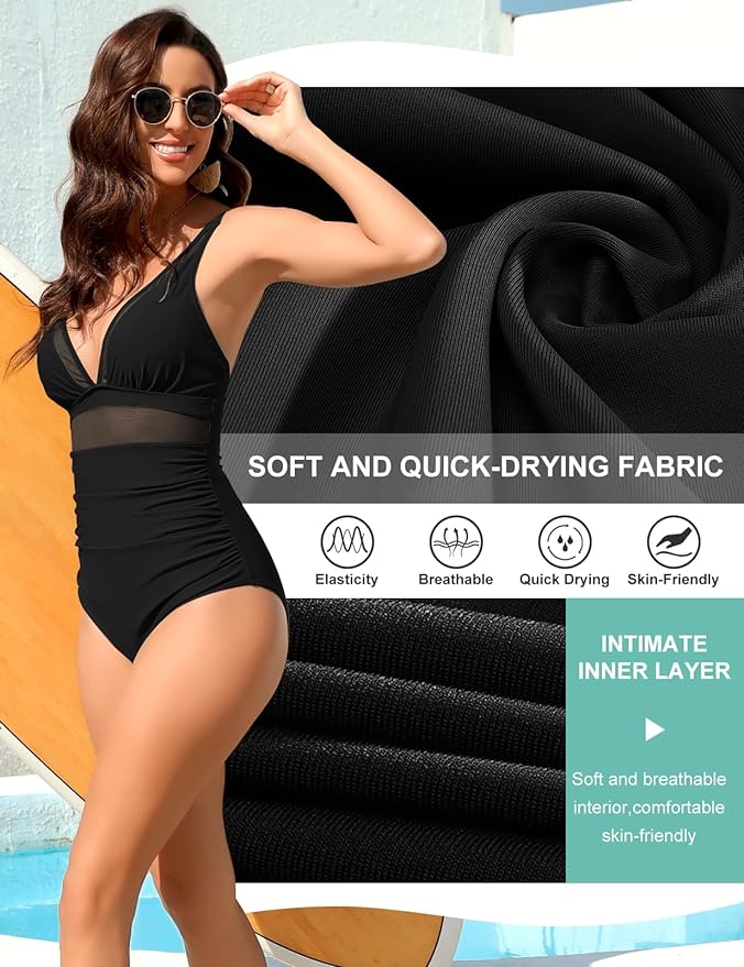 Zama Amarante™ Costume da bagno intero con regolazione del pancino
