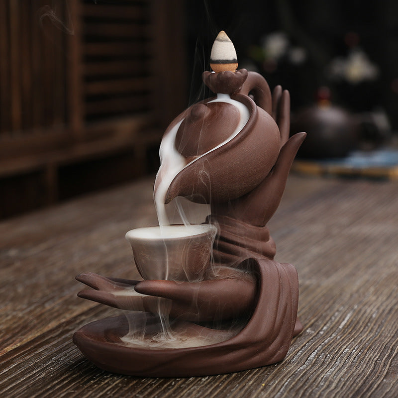 ZenFlow™ Teiera Buddha portatile per aromaterapia