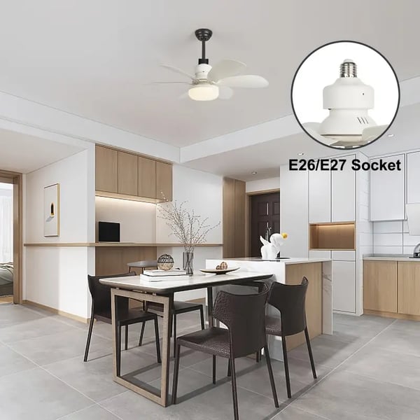 ZephyrAir™ Ventilatore da soffitto portatile e luce 2 in 1