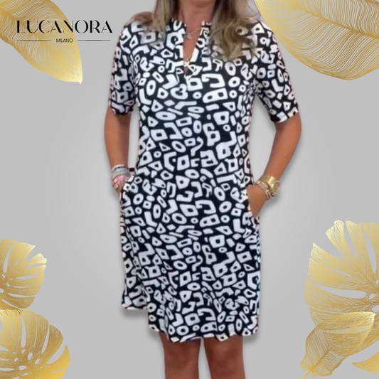 Alda Rucci™ Abito casual da donna con scollo a V