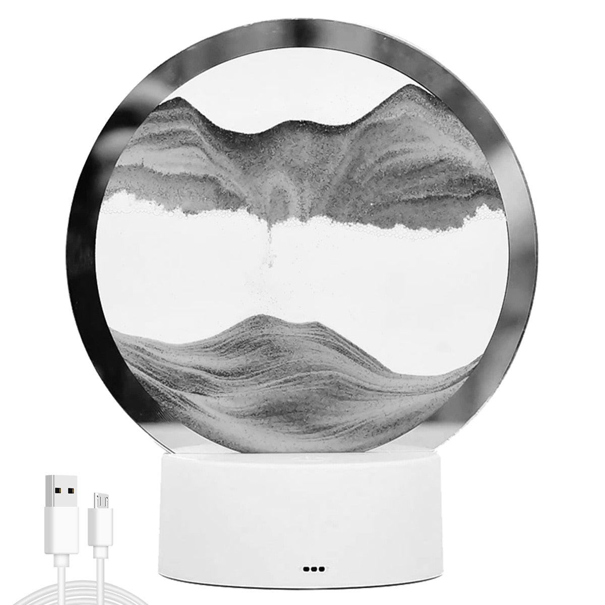 AtmoScape™ Lampada a clessidra con cornice artistica a LED colorata