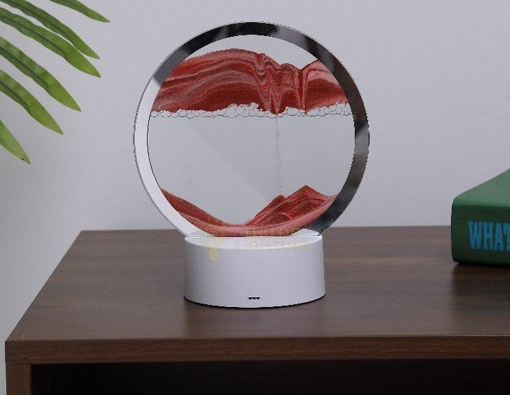 AtmoScape™ Lampada a clessidra con cornice artistica a LED colorata