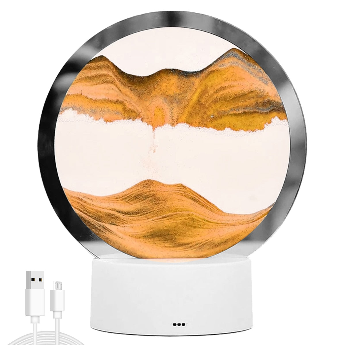 AtmoScape™ Lampada a clessidra con cornice artistica a LED colorata