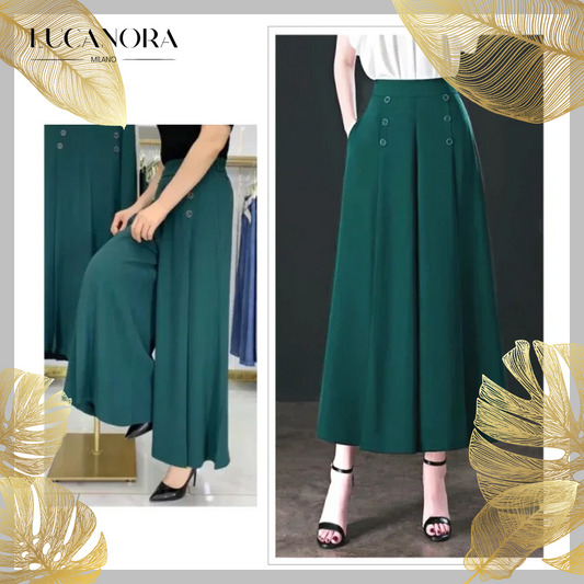 Clair Goulet™ Pantaloni a gamba larga vintage