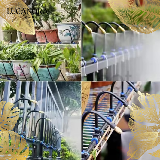 Droplex™ Sistema di irrigazione automatico per giardino curvo a 360°