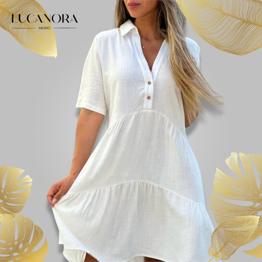 Eliza Philips™ Abito largo con bottoni