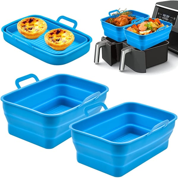 FlexiFry™️ Teglia pieghevole in silicone Friggitrice ad aria