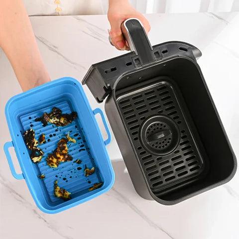 FlexiFry™️ Teglia pieghevole in silicone Friggitrice ad aria