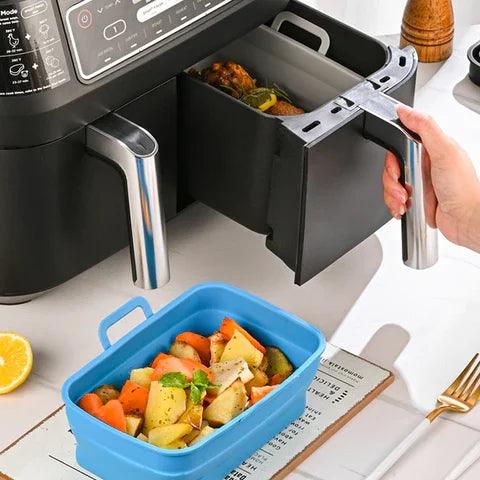 FlexiFry™️ Teglia pieghevole in silicone Friggitrice ad aria