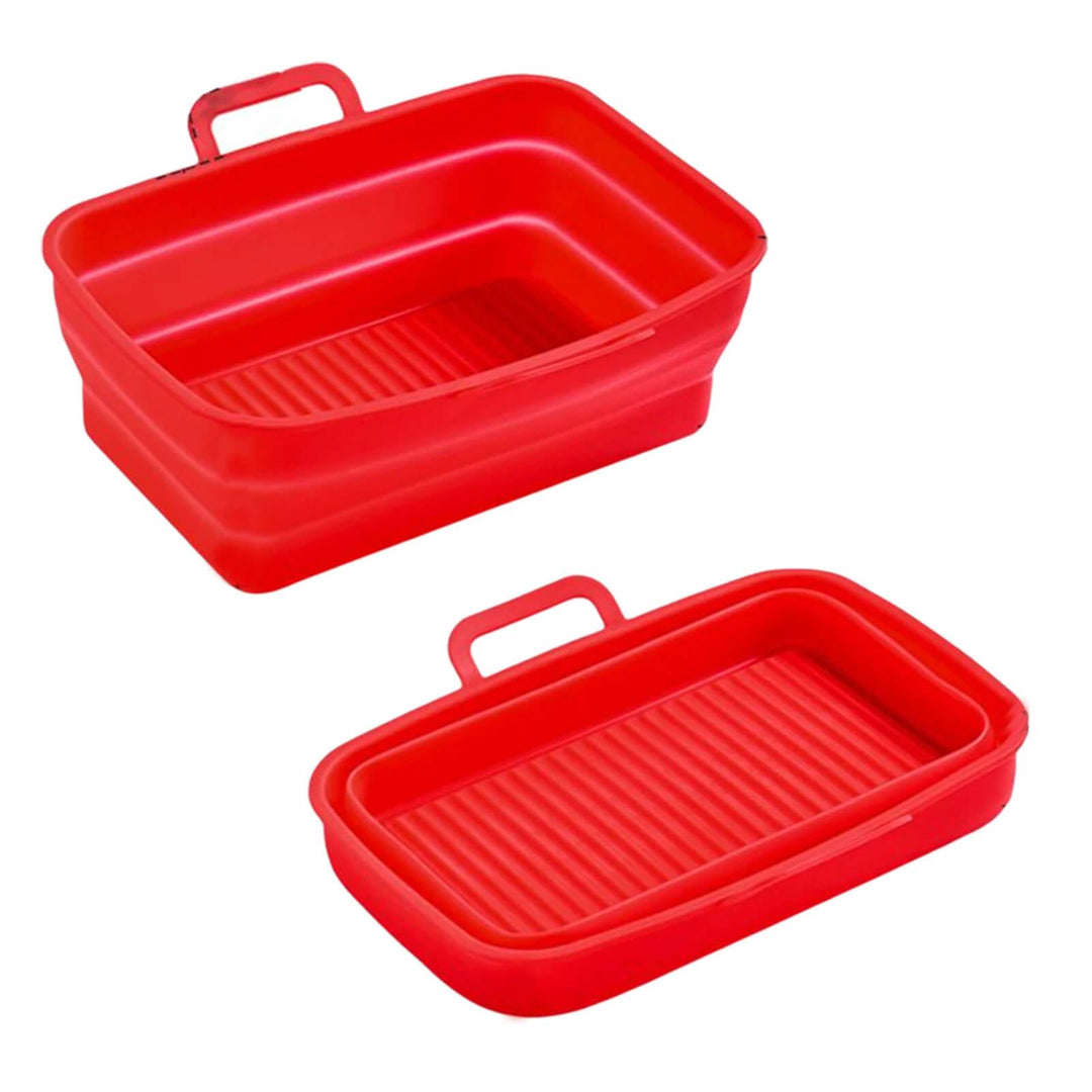 FlexiFry™️ Teglia pieghevole in silicone Friggitrice ad aria