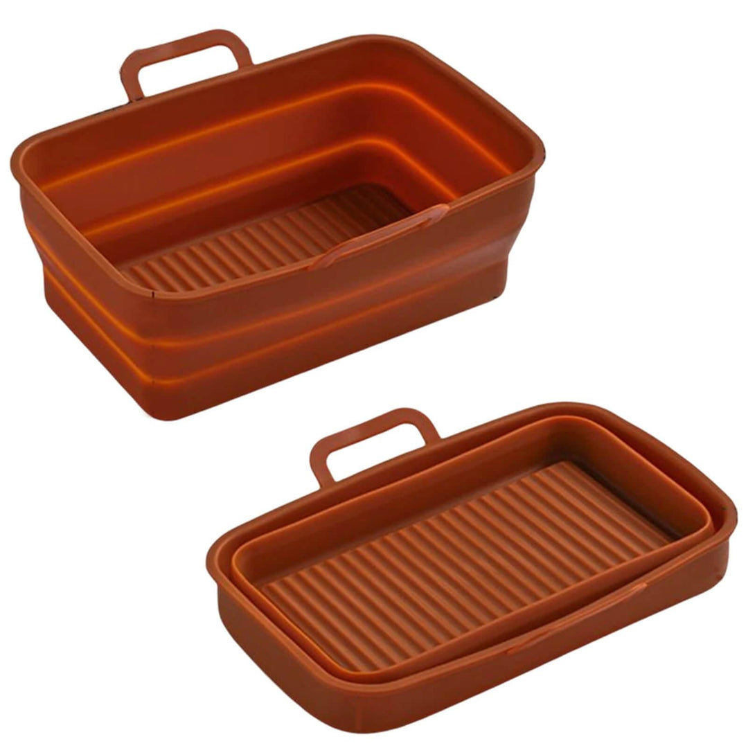 FlexiFry™️ Teglia pieghevole in silicone Friggitrice ad aria
