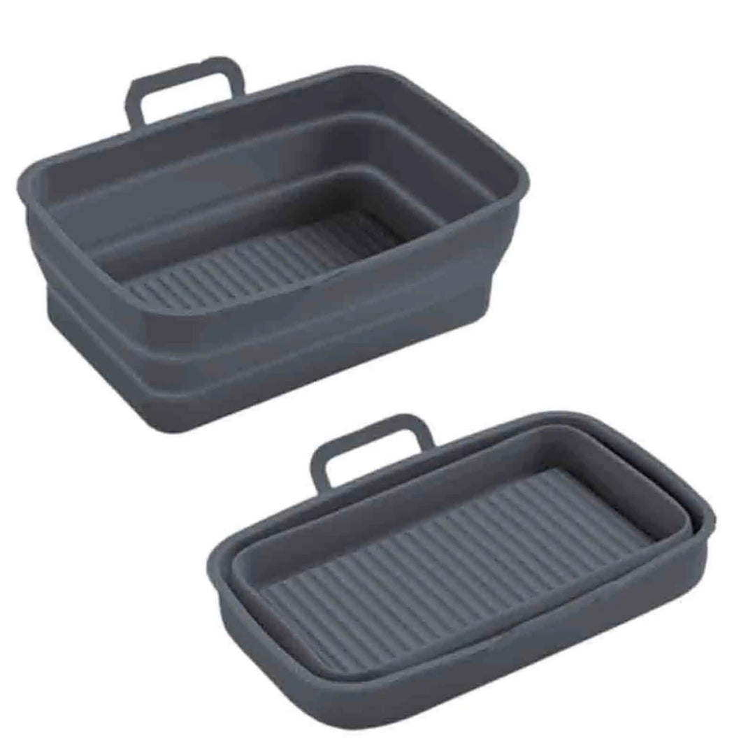 FlexiFry™️ Teglia pieghevole in silicone Friggitrice ad aria