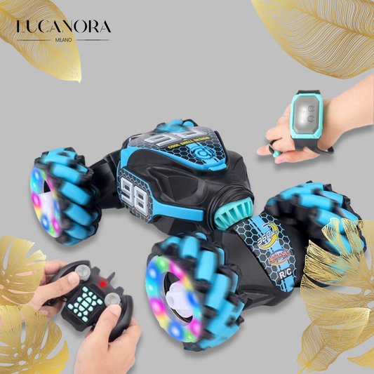 GestoRacer™ Auto acrobatica RC con rilevamento dei gesti con luci e musica