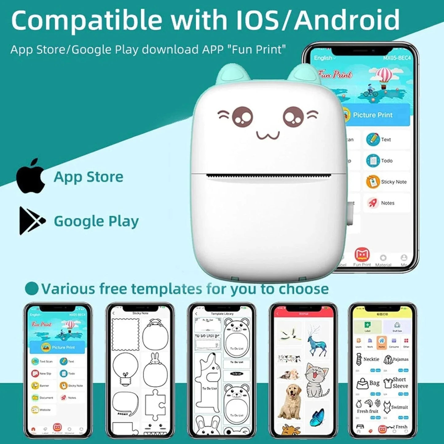 InstaPix™️ Stampante per le foto del telefono