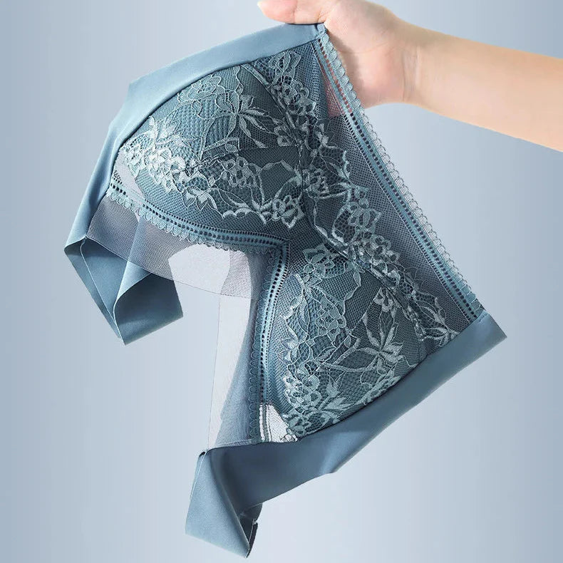 LaceLuxe™ donna Reggiseno in pizzo e seta ghiacciata da