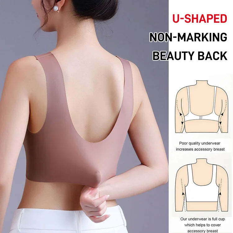 LaceLuxe™ donna Reggiseno in pizzo e seta ghiacciata da