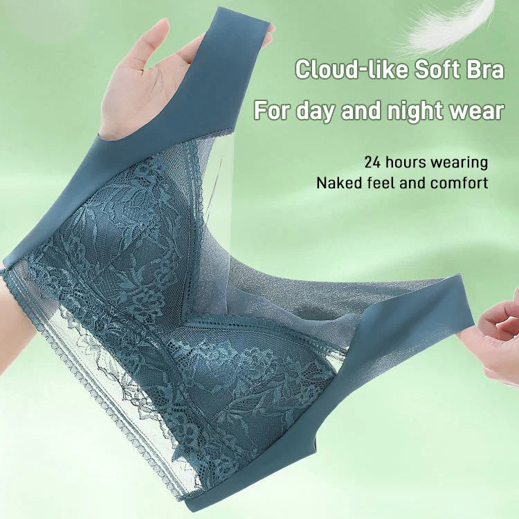 LaceLuxe™ donna Reggiseno in pizzo e seta ghiacciata da
