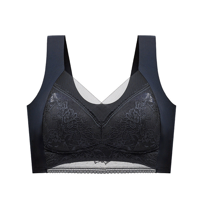 LaceLuxe™ donna Reggiseno in pizzo e seta ghiacciata da