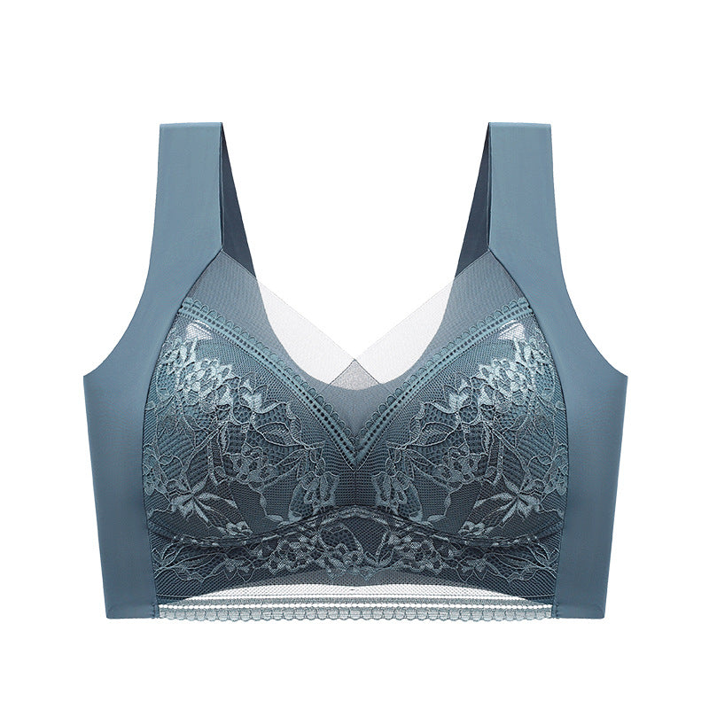 LaceLuxe™ donna Reggiseno in pizzo e seta ghiacciata da