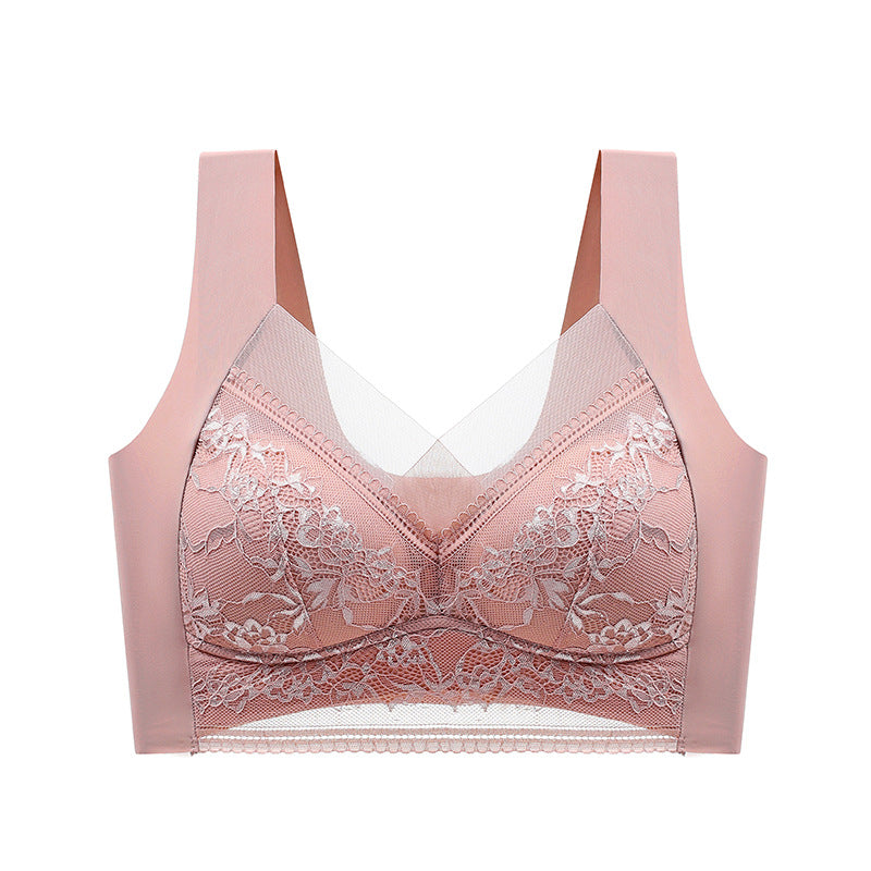 LaceLuxe™ donna Reggiseno in pizzo e seta ghiacciata da