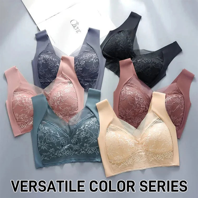 LaceLuxe™ donna Reggiseno in pizzo e seta ghiacciata da