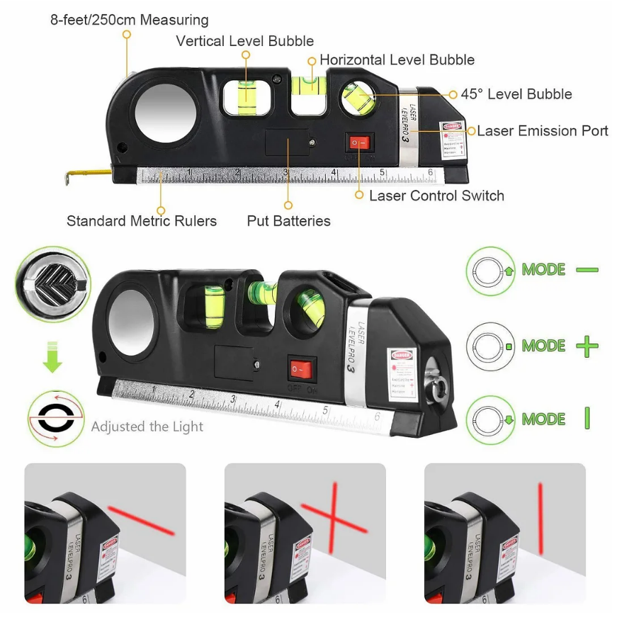 Levita Pro™ Misurazione laser precisa