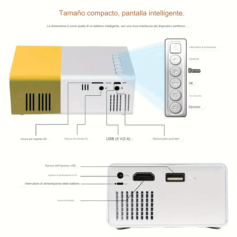 LiteShow™ Mini proiettore