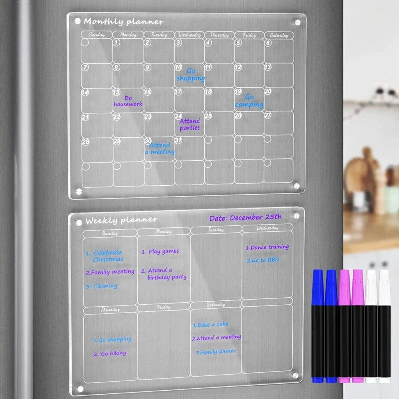 MagPlan™ Calendario magnetico in acrilico