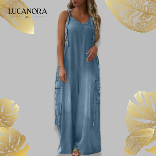 Massima Moceri™ Tuta ampia e comoda da donna con tasche