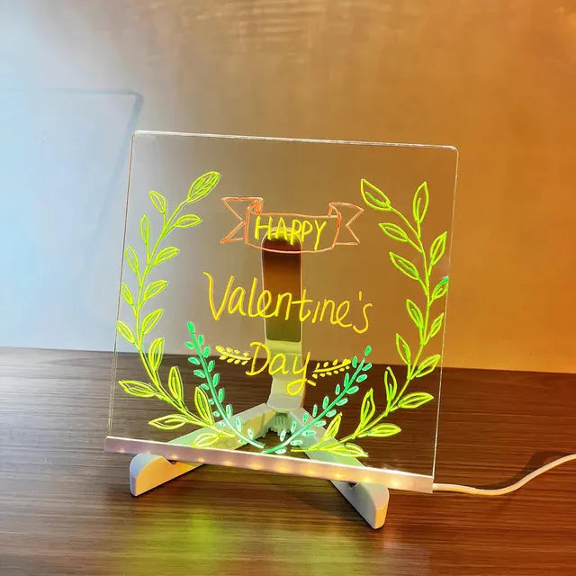 NeonMemo™ Lavagna LED personalizzata con colori