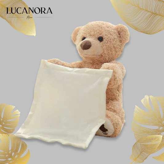 PoppiHug™ Pee-a-boo Orsacchiotto di peluche