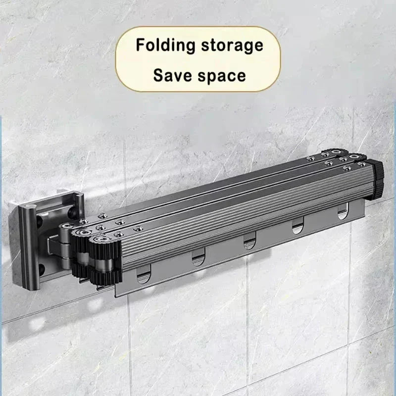 RetractRack™️ Appendiabiti a parete estraibile con ventosa