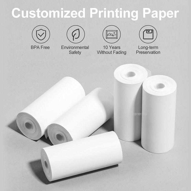 Rotoli di carta termica sostitutivi per stampanti fotografiche portatili | 57*30 mm