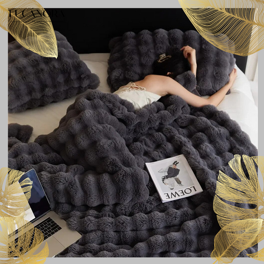 SnugNest™ Coperta in peluche calda e morbida