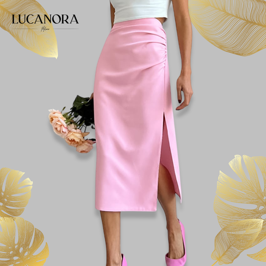 Zarina Bozzi™ Gonna midi aderente con spacco laterale da donna