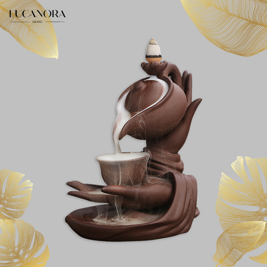 ZenFlow™ Teiera Buddha portatile per aromaterapia